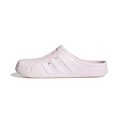 adidas Adilette Clogs, Ciabattine Unisex - Adulto, Almost Pink/Ftwr White/Almost Pink
