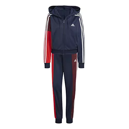 adidas Bold Block Tuta sportiva, Legend Ink, S