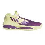 adidas Dame 8, Scarpe da Basket Unisex - Adulto, Giallo Tinta/Gloria Viola/Segnale Verde