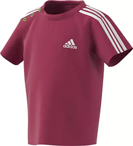 adidas IB 3S Tshirt, T-Shirt Bambino, Power Pink/White