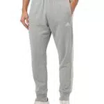 adidas IC9407 IC9407 Pantaloni Sportivi Uomo Medium Grey Heather/White Taglia XS