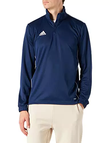 adidas Maglia da Allenamento Core 18, Calcio Uomo, Dark Blue/White