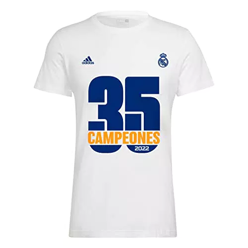 adidas RM Laliga Tee M, Maglietta Real Madrid Unisex-Adulto