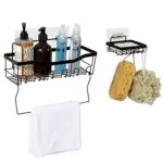 Allinside Shower Caddy con supporto per portasapone per shampoo