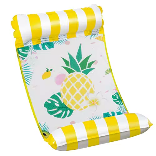 Amaca Gonfiabile per Adulto, motivo ananas