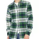 Amazon Essentials Camicia in Flanella a Maniche Lunghe Slim Uomo