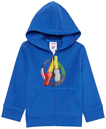 Amazon Essentials Disney, Marvel, Star Wars Felpe con Cappuccio in Pile con Cerniera Bambini e Ragazzi