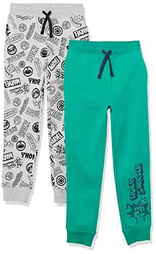 Amazon Essentials Disney, Marvel, Star Wars Pantaloni Sportivi Jogger in Pile Bambini e Ragazzi