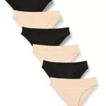 Amazon Essentials Intimo Brasiliano Cheeky Donna, Pacco da 6