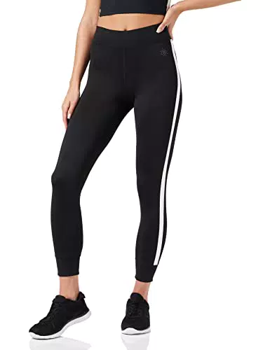 Amazon Essentials Leggings Yoga 7/8 con Banda Laterale Donna