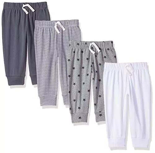 Amazon Essentials Pantaloni Senza Chiusura in Cotone Unisex Bimbi