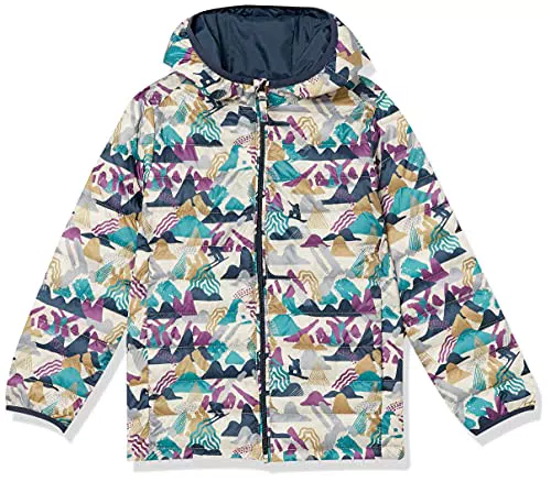 Amazon Essentials Piumino Leggero con Cappuccio Impermeabile e Ripiegabile Bambini e Ragazzi