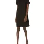 Amazon Essentials Vestito T-Shirt con Scollo Rotondo sul Retro e vestibilità Standard in Jersey Donna