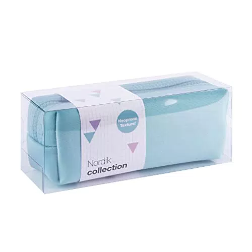 APLI 18977- Astuccio multiuso in neoprene Nordik Collection - BLU - Astuccio per la scuola 70 x 75 x 185 mm