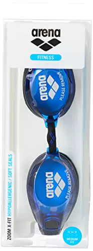Arena Zoom X-Fit Occhialini da Nuoto Anti-Appannamento, blu