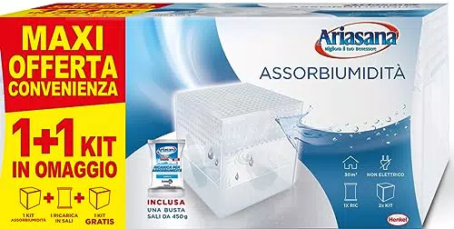 Ariasana Kit Mini Deumidificatore Formato Convenienza 1+1