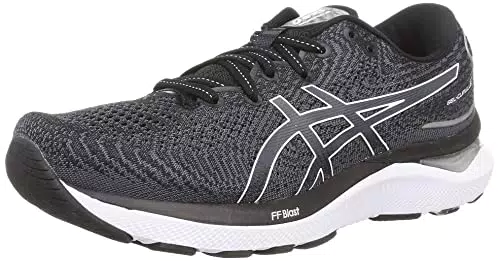 ASICS Cumulus 24 Scarpa Running da Strada per Donna Nero Bianco