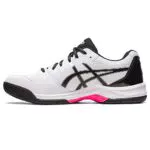 ASICS Gel-Dedicate 7, Sneaker Uomo, White/Hot Pink