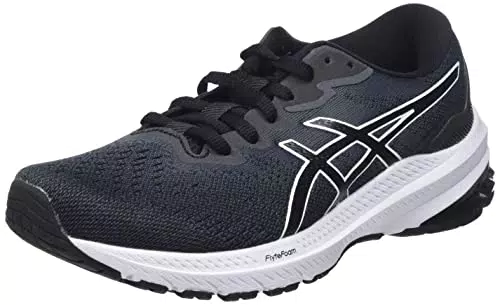ASICS Gt-1000 11, Scarpe da Ginnastica Basse Donna, Nero Bianco