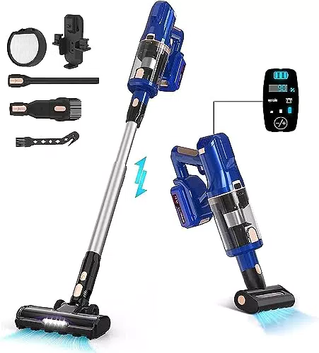 Aspirapolvere Senza Fili 33000Pa con Touch Screen LCD