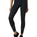 AURIQUE Leggings Sportivi con Inserto in Mesh Donna