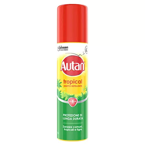 Autan Tropical Spray Antizanzare Comuni, Tigre e Tropicali