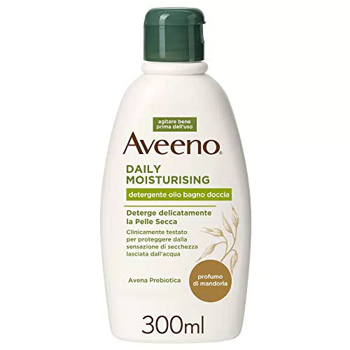 AVEENO, Detergente Olio Bagno e Doccia alla Mandorla