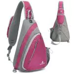 BAGZY Tracolla Uomo Borsello Uomo Tracolla Marsupio Laterale Uomo Tracolla Marsupio Impermeabile Nylon Marsupio Grande Uomo Porta Cellulare Sportivo Uomo Marsupio Uomo Tracolla Lavoro