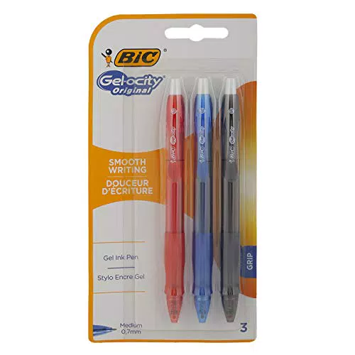BIC Gel ocity - Penne a inchiostro gel, colori assortiti