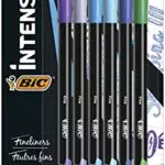 BIC Intensity Pennarelli con punta fine in feltro Confezione da 6 Colori assortiti