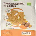 Biocroc Triangoli di Mais e Curcuma 40 g