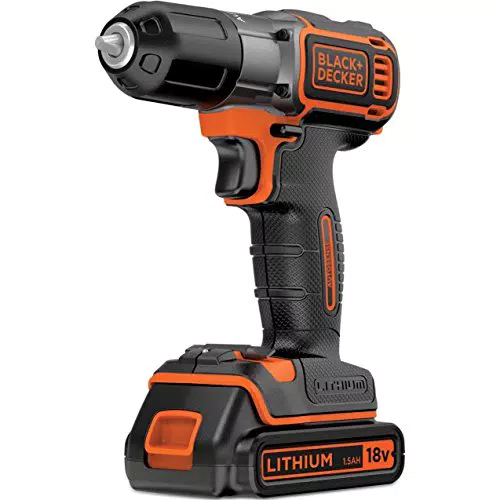 BLACK+DECKER ASD184K-QW Trapano/avvitatore Autosense 18V - 1.5AH in valigetta