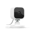 Blink Mini - Videocamera di sicurezza intelligente per interni, bianco