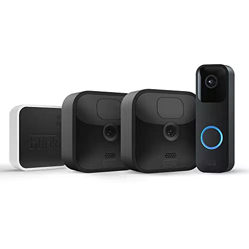 Blink Outdoor + 2 videocamere + Blink Video Doorbell