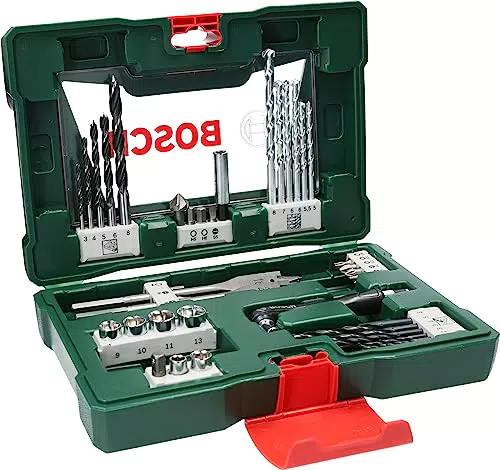 Bosch Set da 41 Pezzi di Punte e Bit V-Line in Titanio