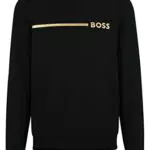 BOSS Felpa Loungew, Nero1