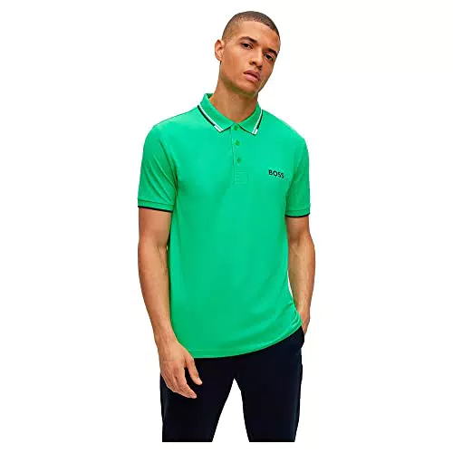BOSS Paddy Pro, Polo T-Shirt Uomo, Verde, M
