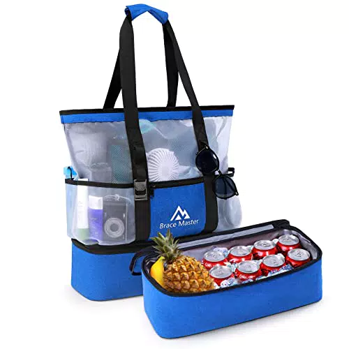 Brace Master Borsa da spiaggia con Staccabile Borsa Frigo Termica