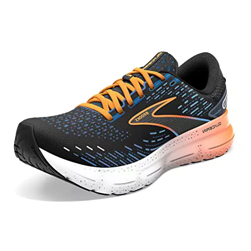 Brooks Glycerin 20, Scarpe da corsa Uomo, Black Classic Blue Orange