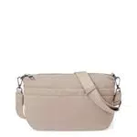 C&A Borsa a tracolla da donna, tinta unita, argento