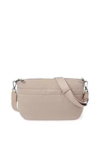 C&A Borsa a tracolla da donna, tinta unita, argento