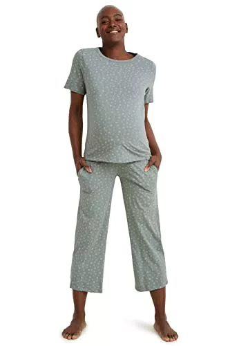 C&A Donna Pigiama Moda Premaman Verde XL