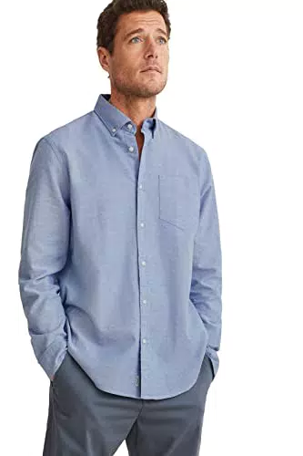 C&A Uomo Camicia Azzurro S