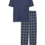 C&A Uomo Pigiama Blu Scuro S