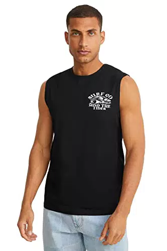 C&A Uomo T-Shirt Nero L