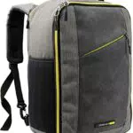 Cabin Max Manhattan 20L Zaino Ryanair 40x20x25, grigio/giallo