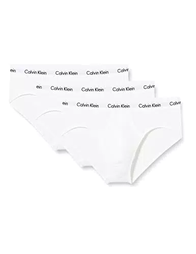 Calvin Klein Slip Hipster Uomo Confezione da 3 Cotone Elasticizzato
