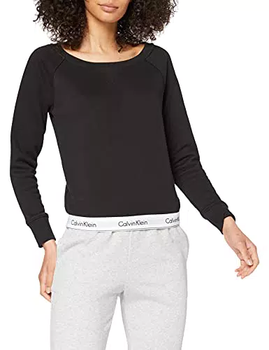 Calvin Klein Top Sweatshirt Long Sleeve Maglia a Maniche Lunghe