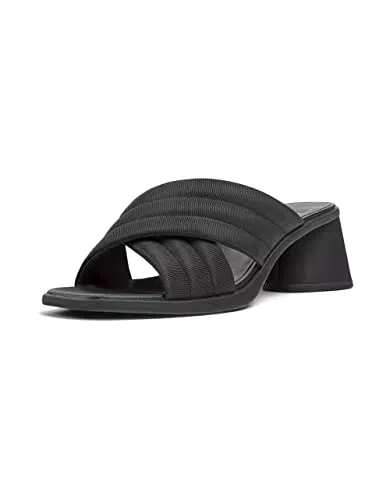 Camper Kiara-K201540, Sandalo con Tacco Donna, Nero