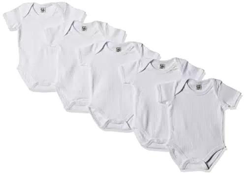 Care Body Neonato Maniche Corte, White, 92